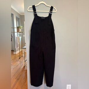 Black Zara Knit Overalls